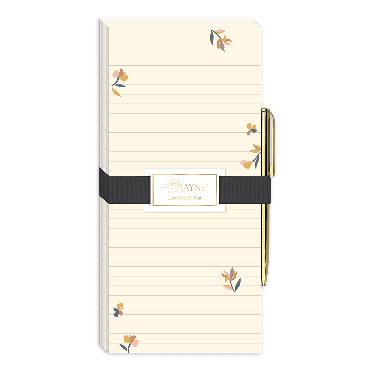 Bloomscape Ditsy Cream List Pad With Pen Lady Jayne