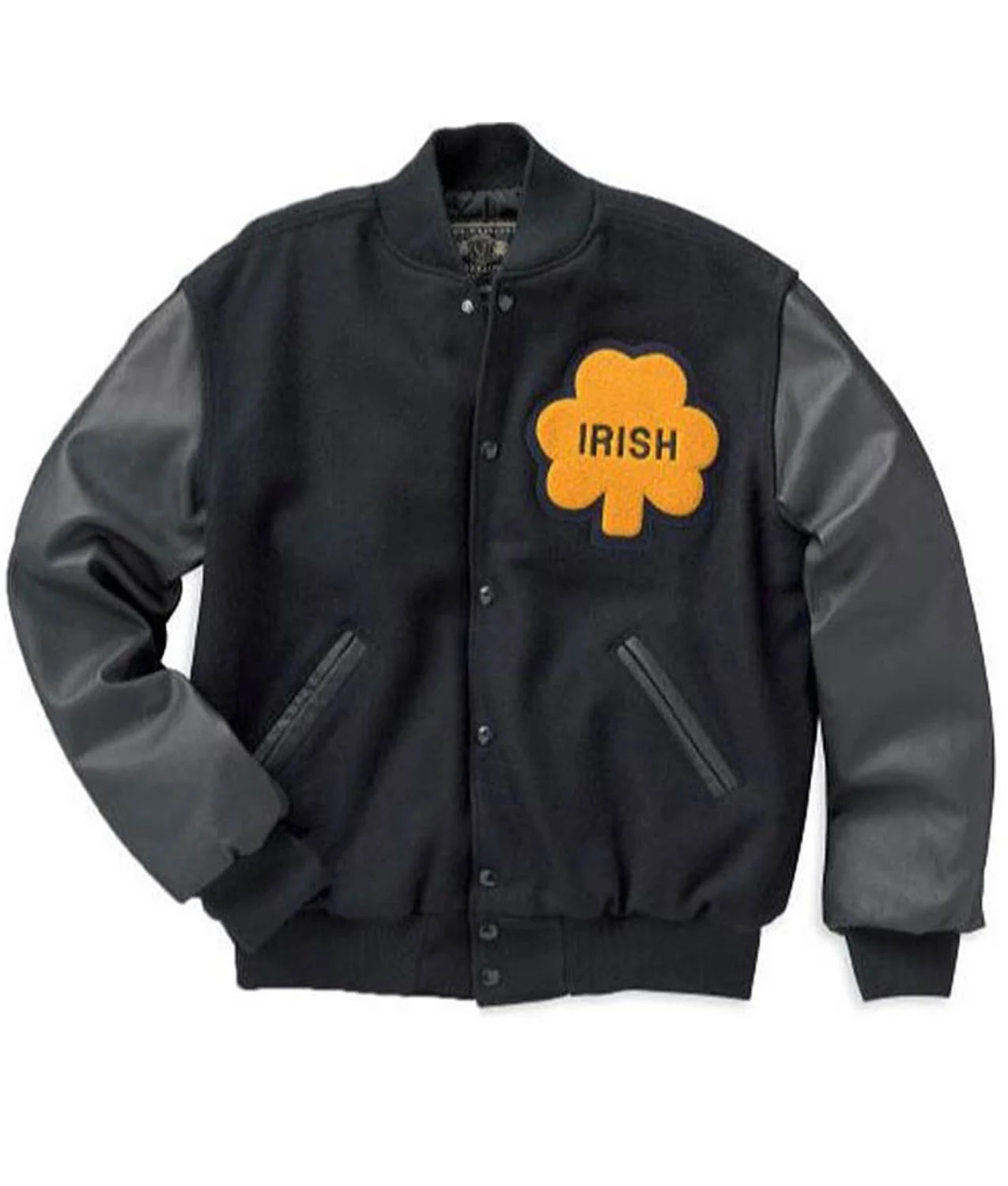 Rudy Notre Dame Jacket Ruettiger Irish Leather Jacket