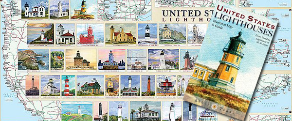 Washington State Lighthouses Map Lighthouse Map Pack Get all 8!MAP109