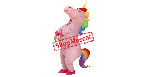 Blow Up Costume Inflatable Unicorn Costumes Halloween Funny Suit For Kids