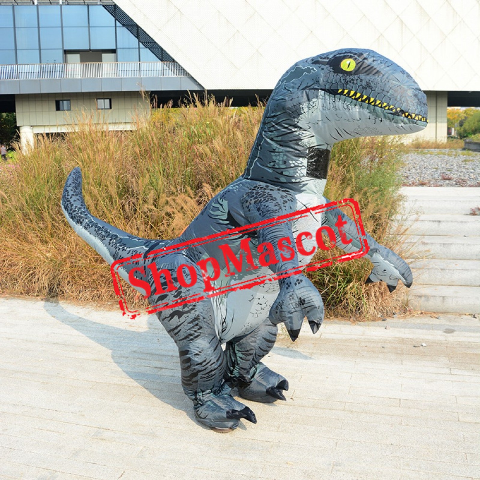 Inflatable Velociraptor Costume Blow Up Dinosaur Costumes Halloween