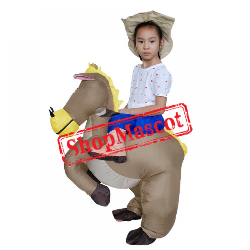 Blow Up Costumes For Kids Inflatable Horse Costume Halloween Suit