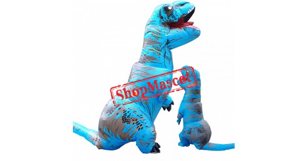 Inflatable Blow Up T Rex Dinosaur Costumes Funny Suit For Adults & Kids