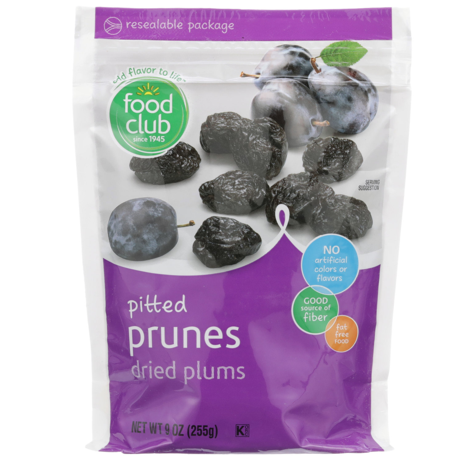Food Club Prunes Pitted 255G Massy Stores St. Lucia