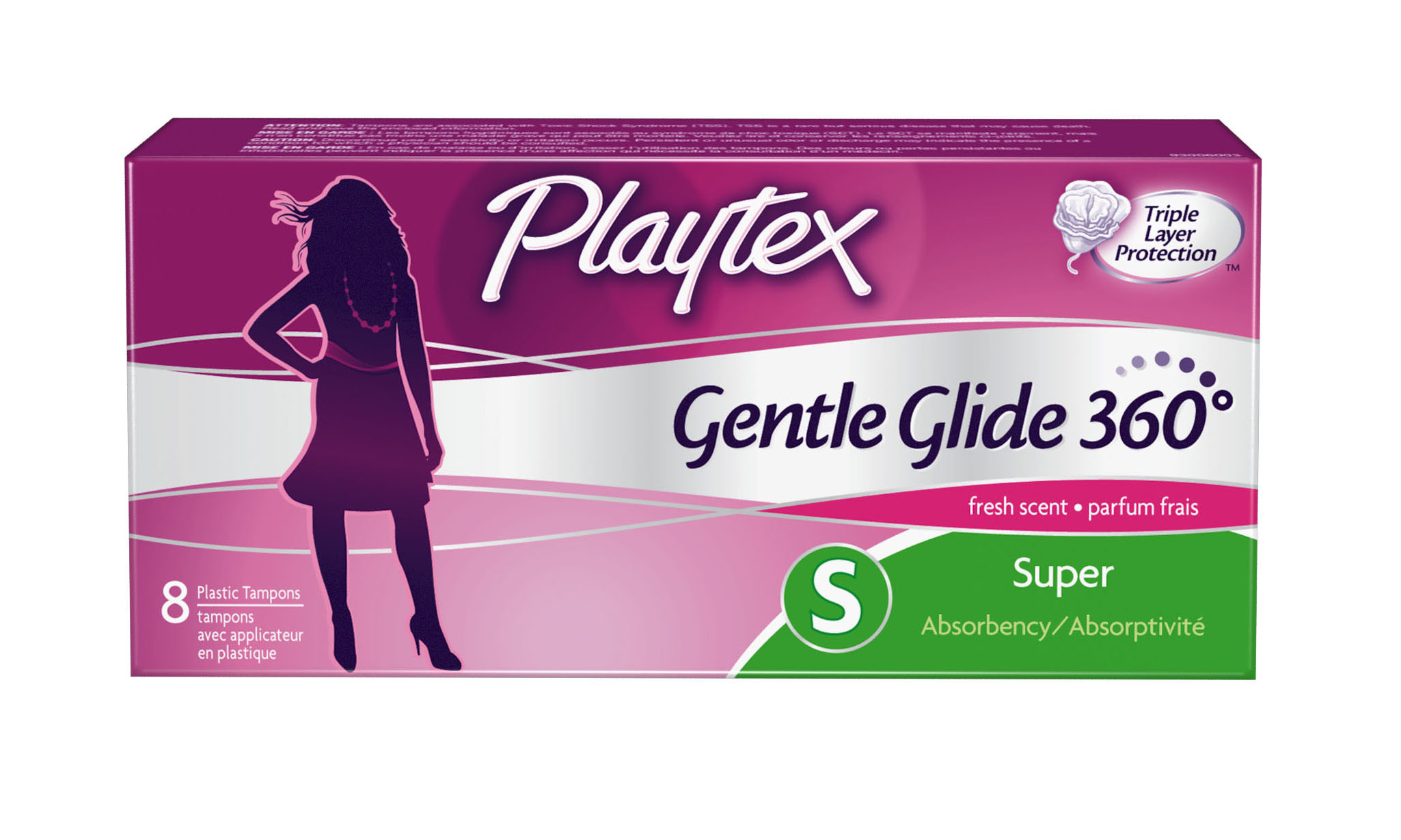 Playtex Gentle Glide Super Fresh Scent Tampon 8X (Each) Massy Stores