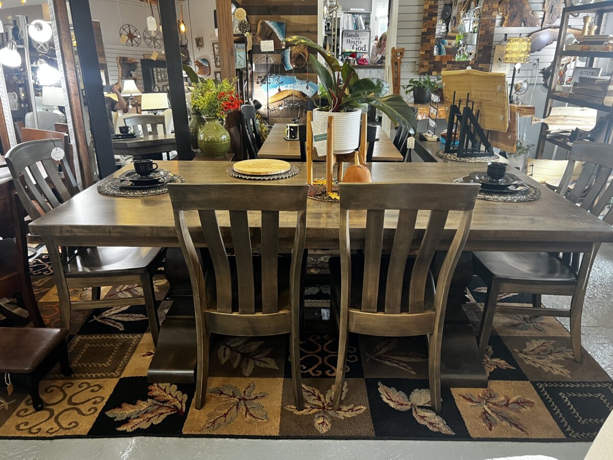 Authentic Amish Hand Crafted B. Maple Dining Table Shop Oakland