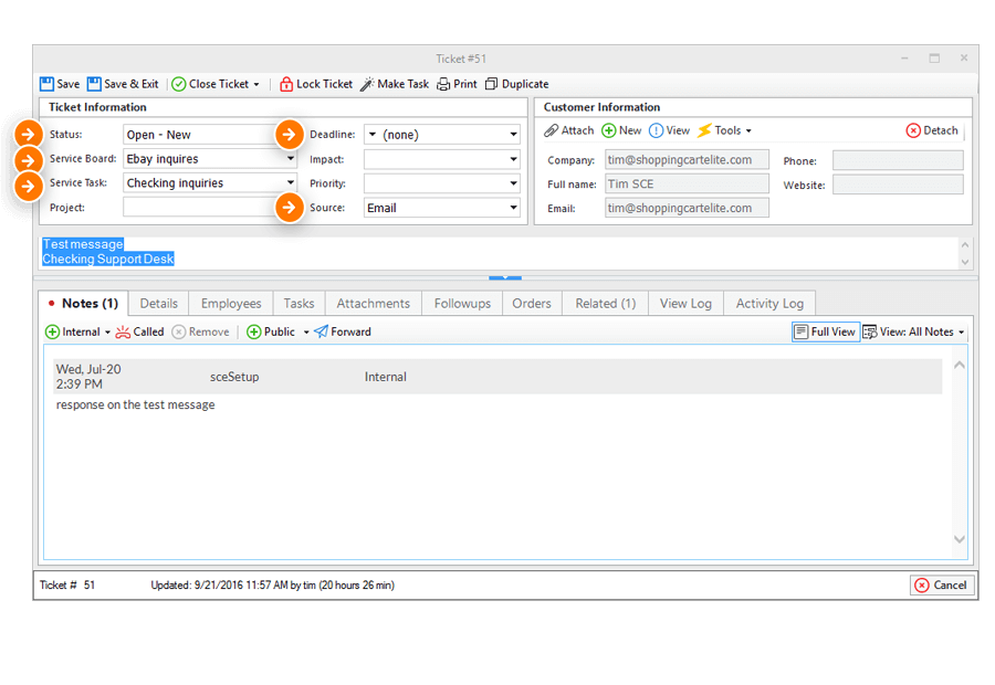 Help Desk Setup And Usage