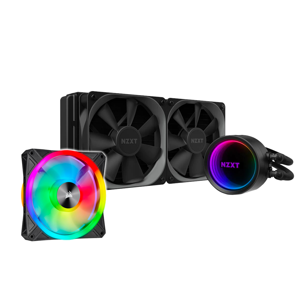 Bundle NZXT Kraken X53 240mm RGB Liquid CPU Cooler + Corsair QL120