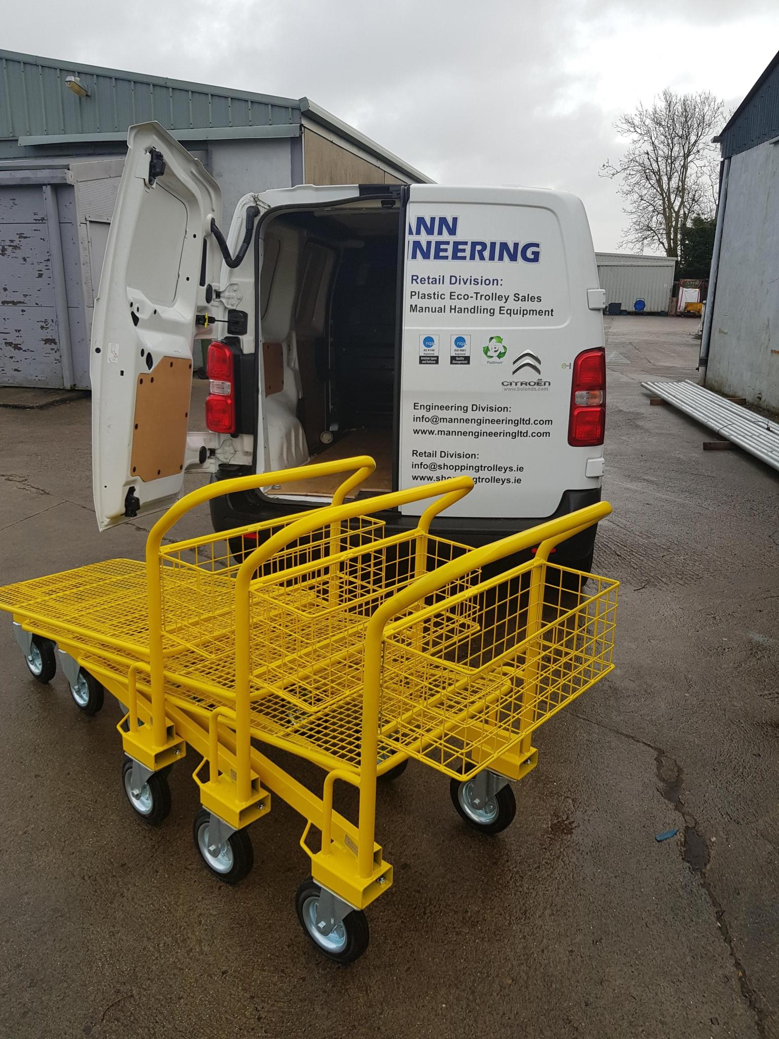 Cash & Carry Trolleys Delivery to Customer SHOPPING TROLLEYS IRELAND