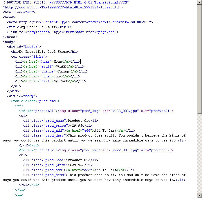 ShopSite Custom Template Tutorial Design Introduction