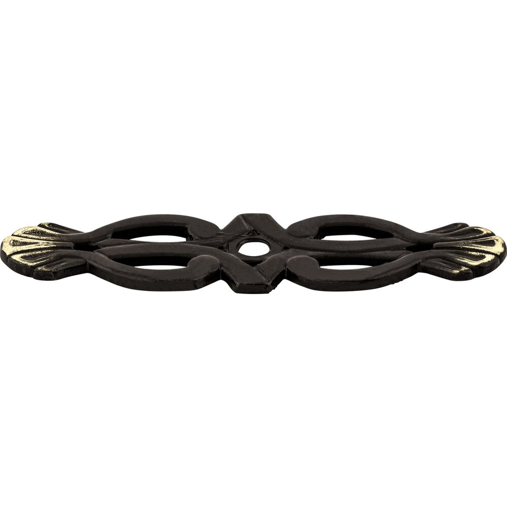 Top Knobs Decorative Hardware Knobs and Pulls M181 Knob Backplates Dark Antique