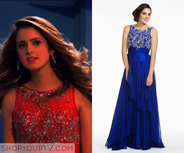 Austin & Ally Season 3 Episode 16 Ally's Red Embellished Prom Dress