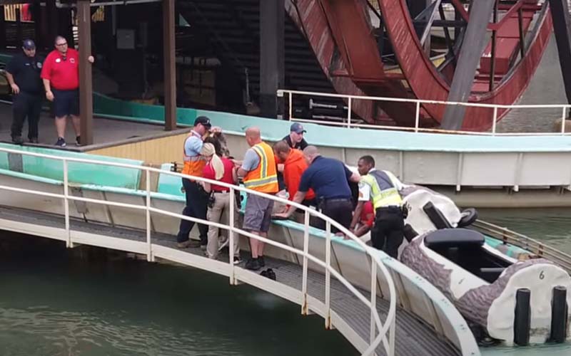 Video sheds light on crash that injured two Great Adventure log flume