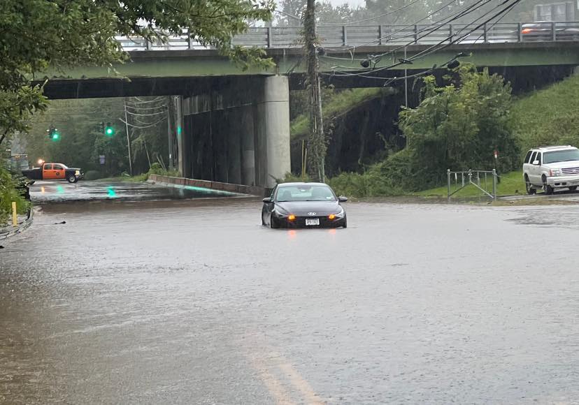 Flood Causes Road Closure in Nanuet Clarkstown Police Department