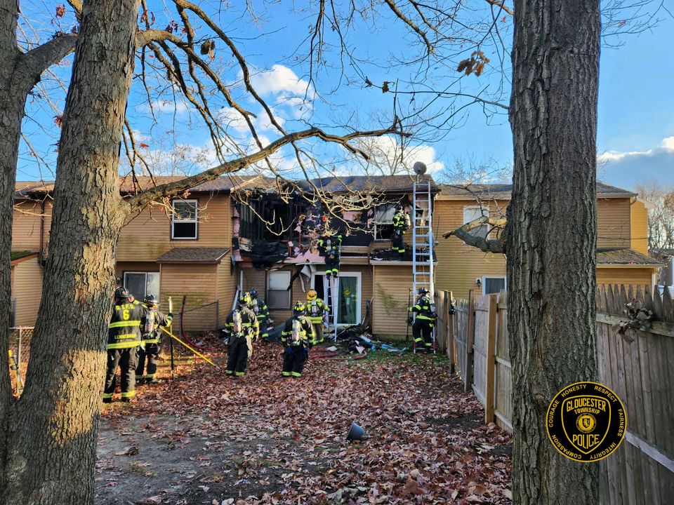 House Fire on Brookshire Road Displaces Families in Gloucester Township
