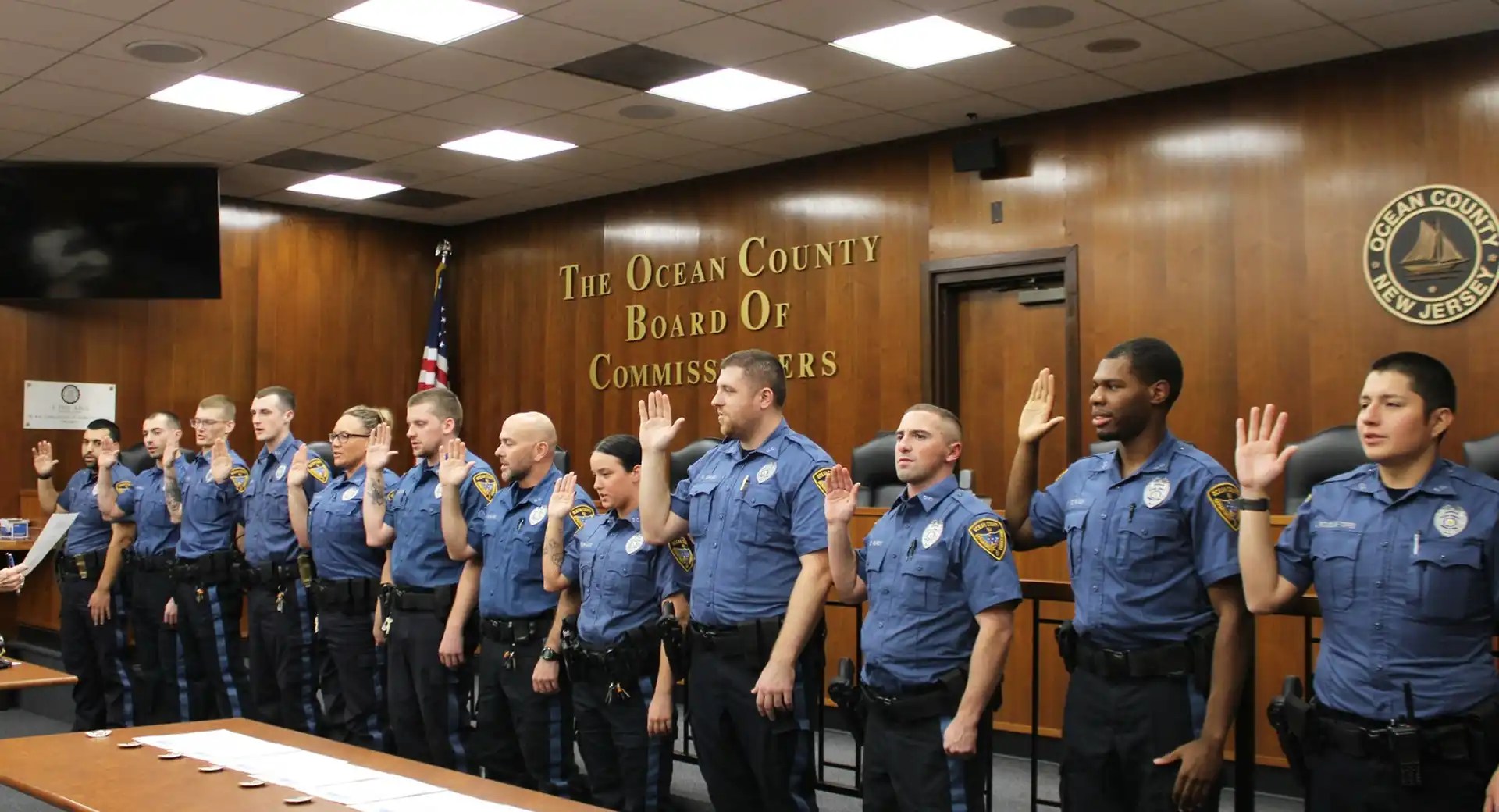Twelve New Corrections Officers Sworn In To Serve Ocean County