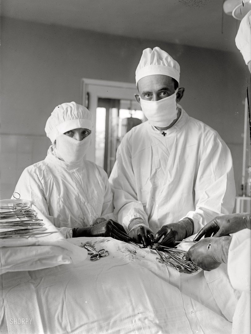 In Surgery 1922 Shorpy Historical Photos