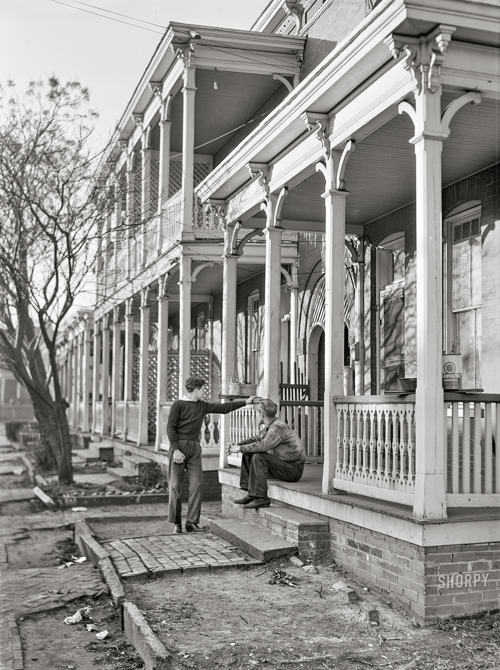Shorpy Historical Picture Archive Porch Patrol 1941 highresolution
