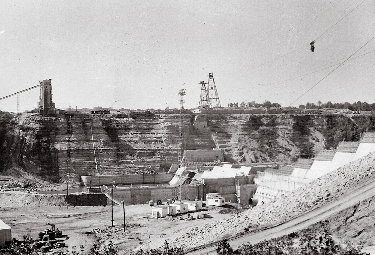 Shorpy Historical Picture Archive Table Rock Lake Dam highresolution photo