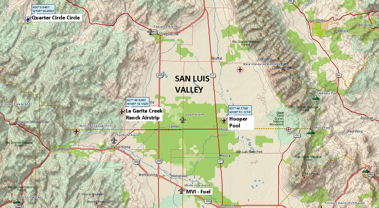 LA GARITA CREEK RANCH, CO shortfield