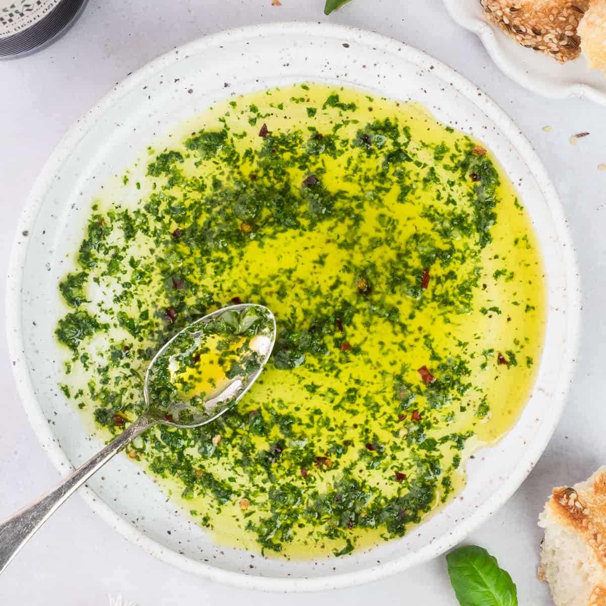 Basil Olive Oil Sauce Short Stack Kitchen