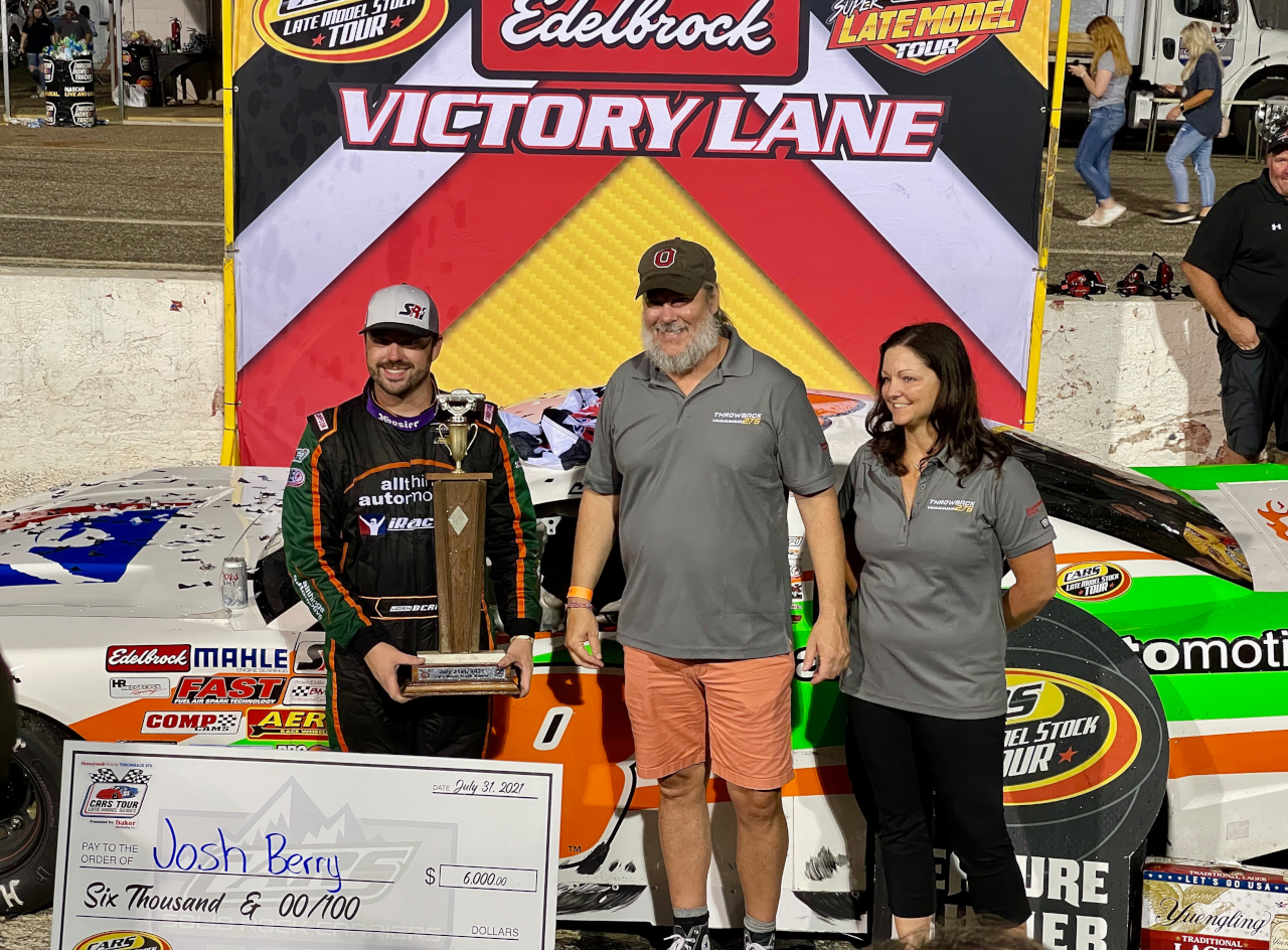 Josh Berry Holds On For Throwback 276 Win Short Track Scene