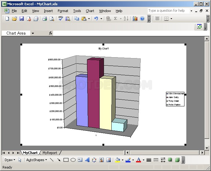 How to use PHP & Chart/Graph (Excel.Application) | ShotDev.Com