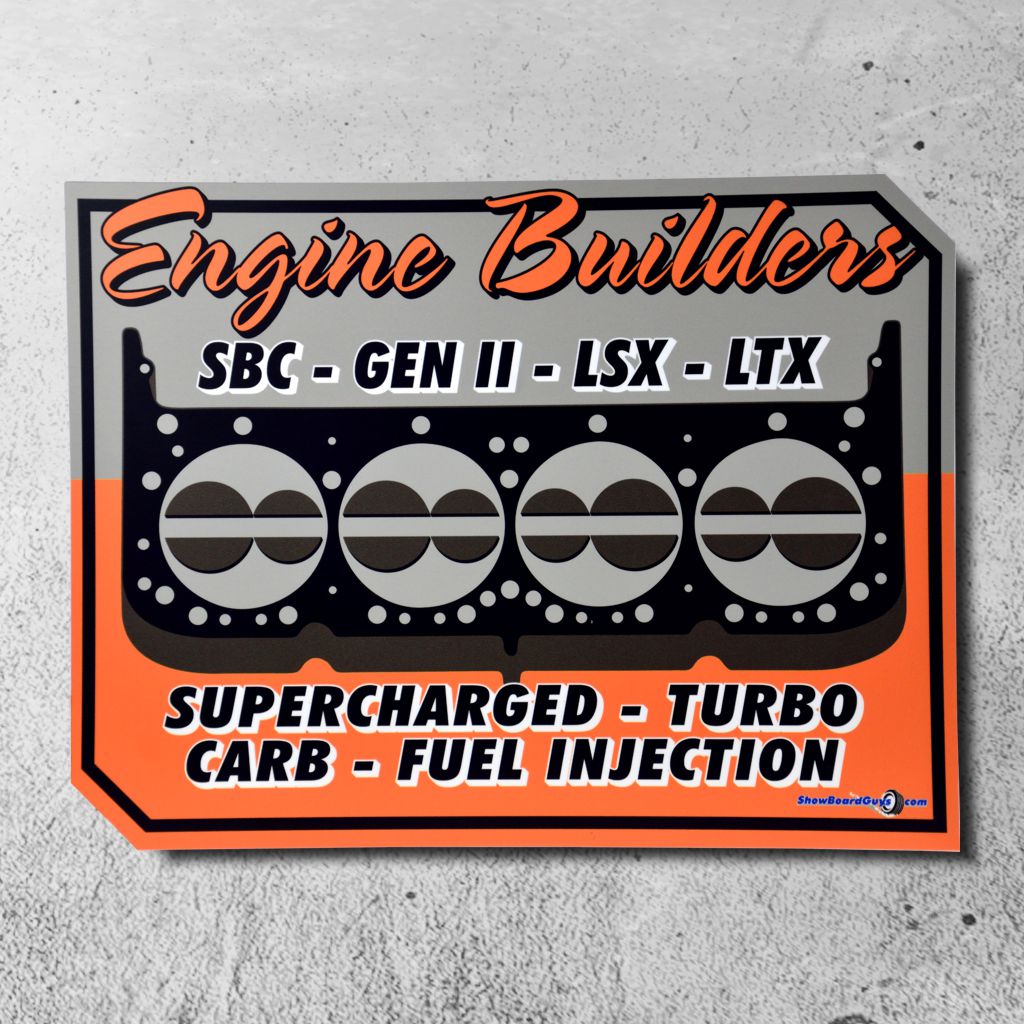 Chevy Engine ShowBoard Guys, Inc.