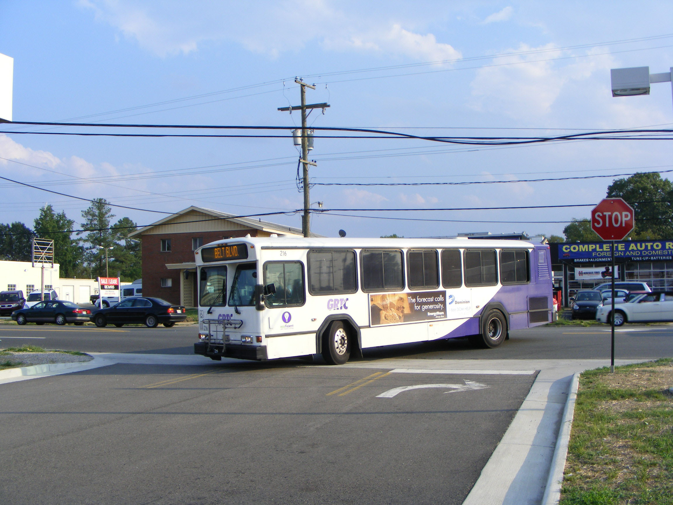 Greater Richmond Transit Company, GRTC SHOWBUS INTERNATIONAL BUS