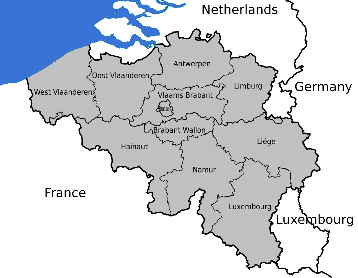 Maps of Belgium