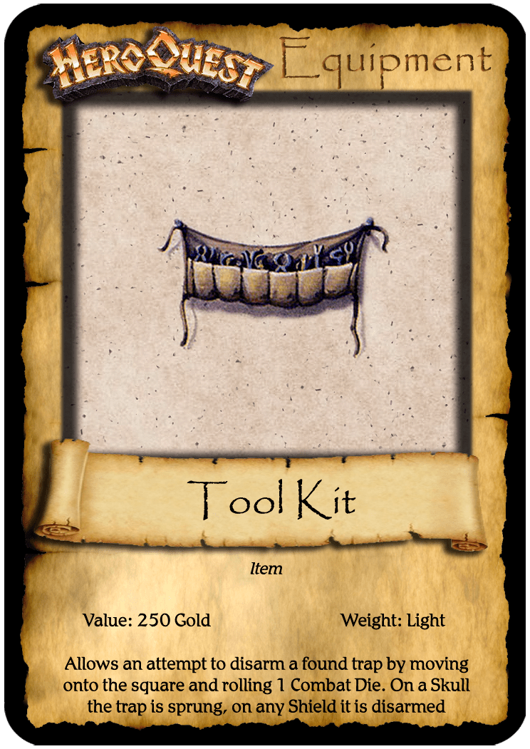 HeroQuest Homebrew The Cards