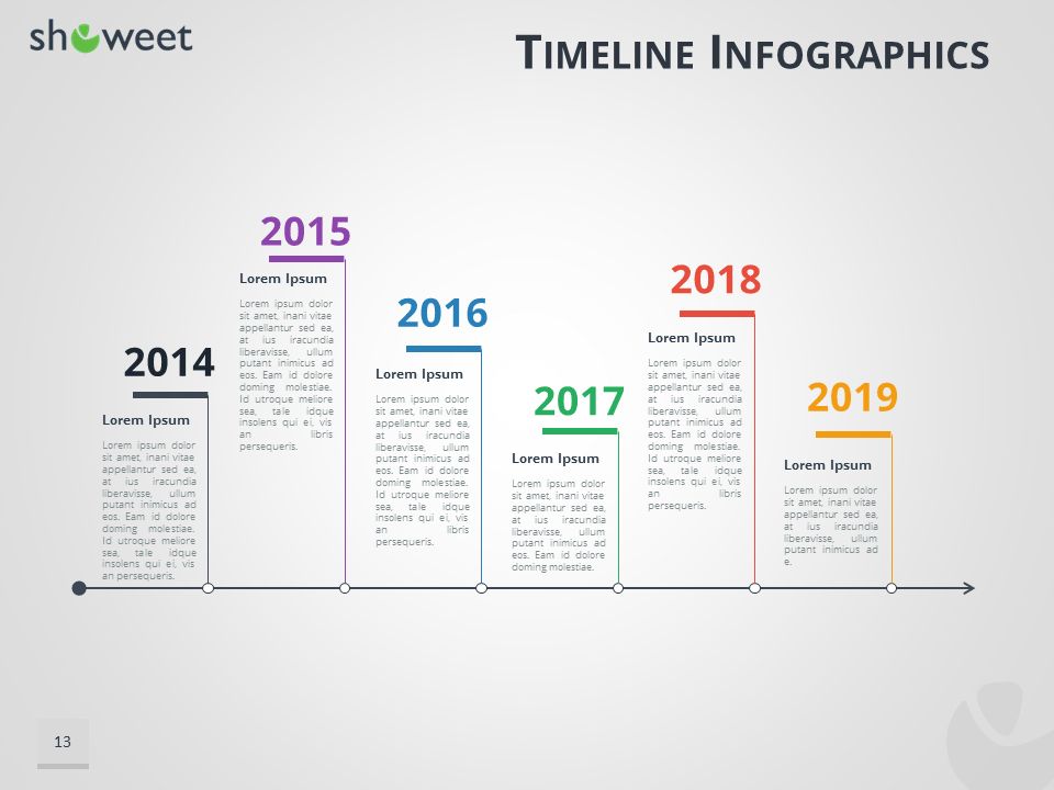 Timeline Infographics Templates for PowerPoint