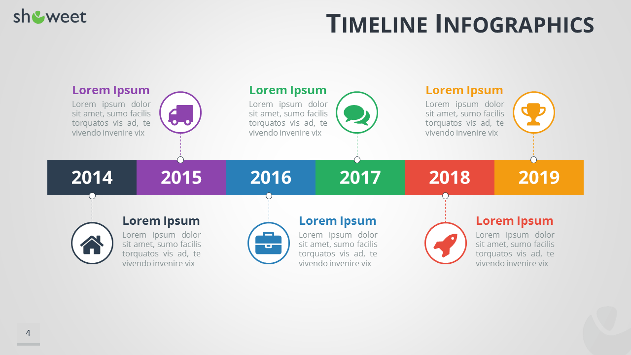 Timeline Infographics Templates for PowerPoint