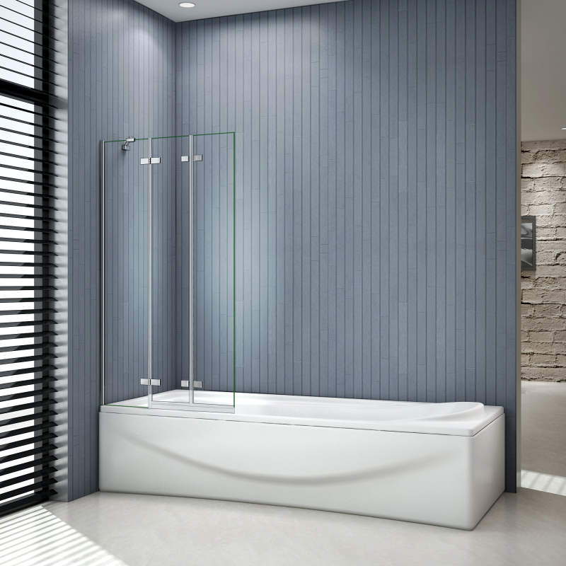 Badewannenaufsatz Faltwand Duschabtrennung Duschwand für