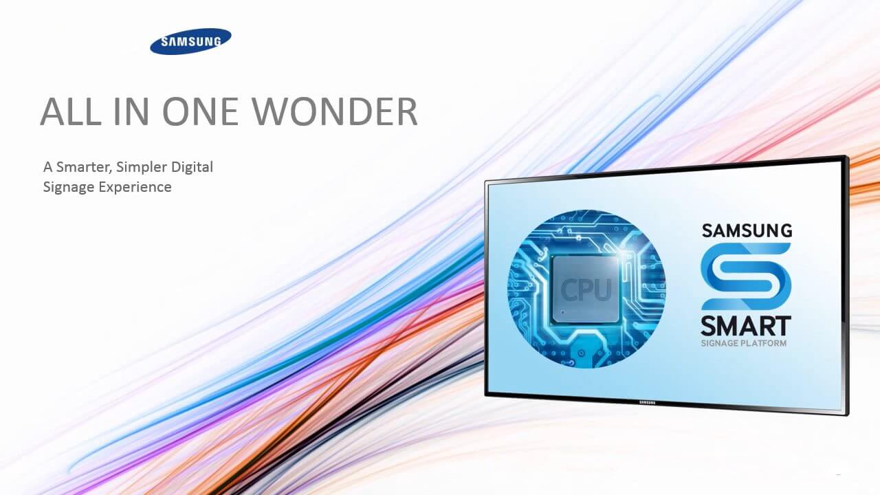 Samsung mostra as vantagens dos monitores para Smart Signage