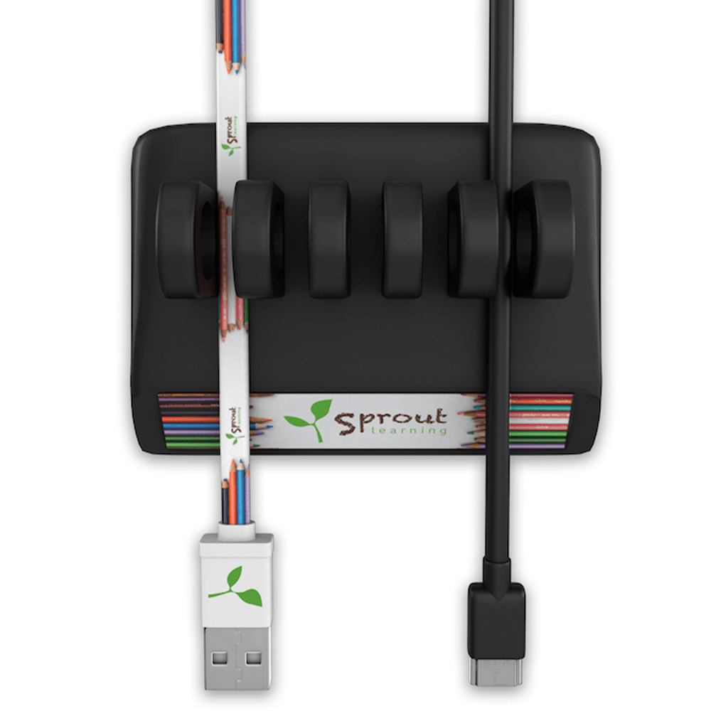 Loops™ Desktop Cord Organizer Show Your Logo