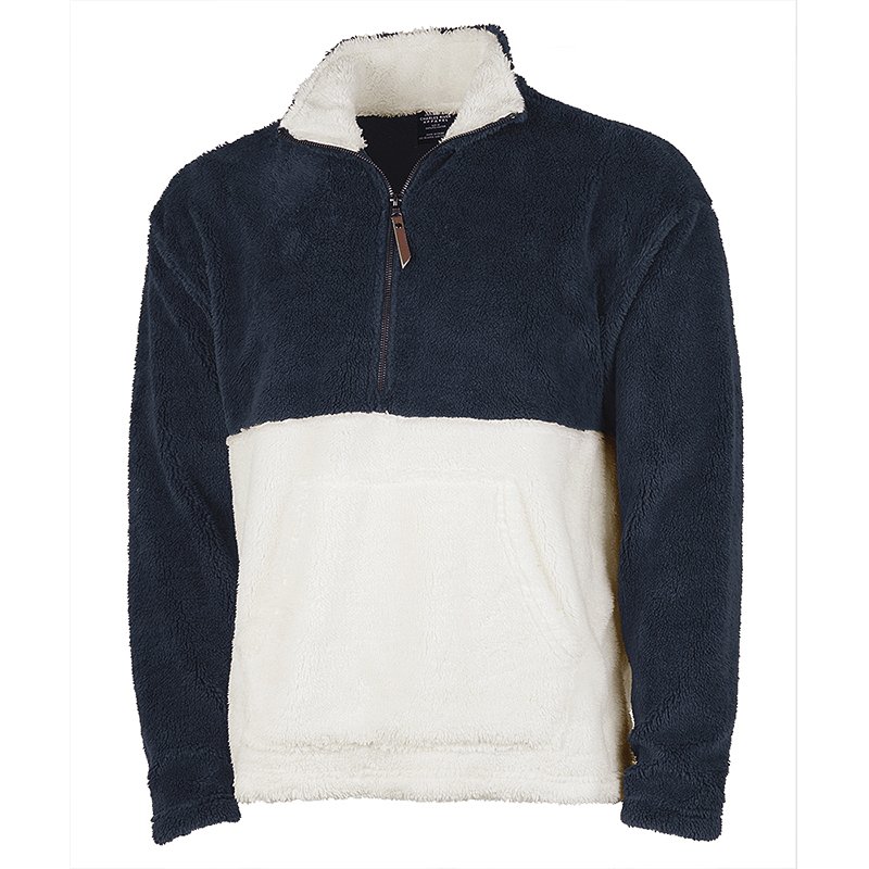 Unisex Oxford Quarter Zip Fleece Pullover Show Your Logo