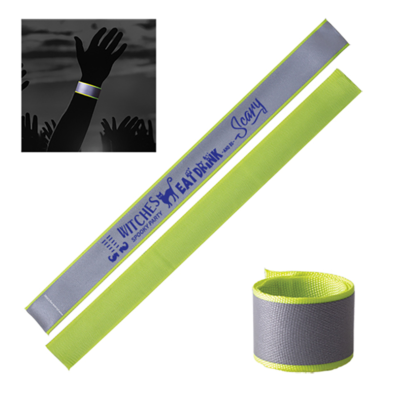 Fabric Reflective Safety Bracelet Show Your Logo
