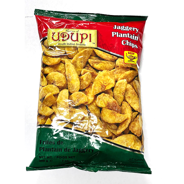 udupi jaggery plaintain chips Shresta Indian Grocery