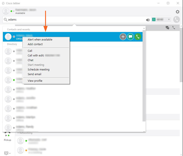 Cisco Jabber Quick Start