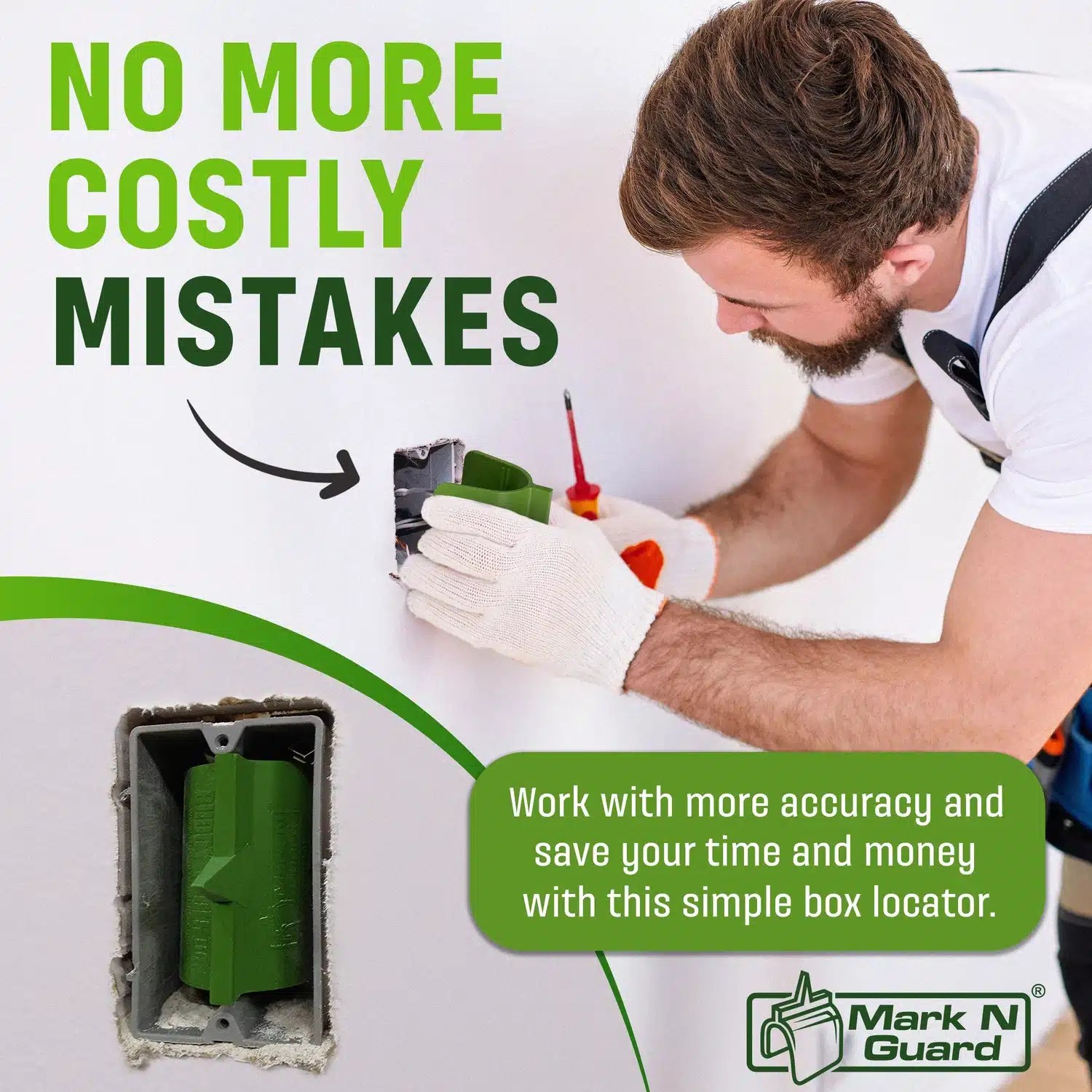 Mark-N-Guard® Drywall Outlet Marker - ShuBee