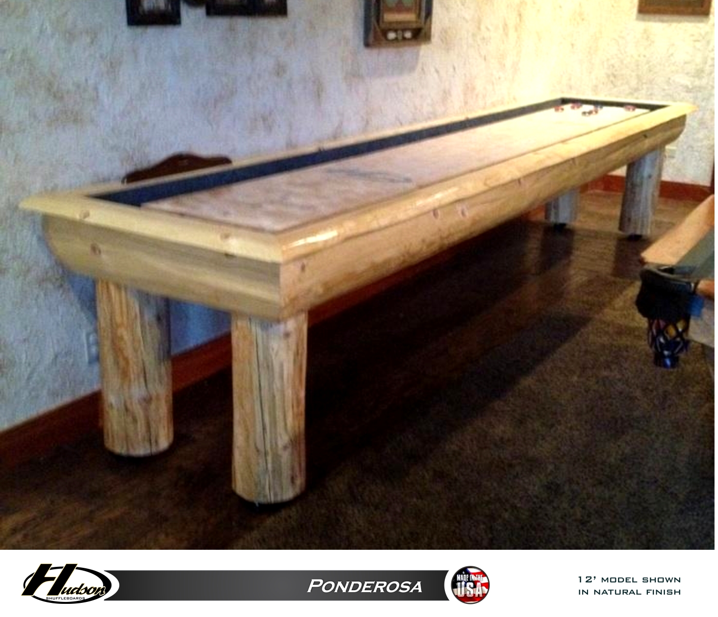 20' Ponderosa Shuffleboard Table