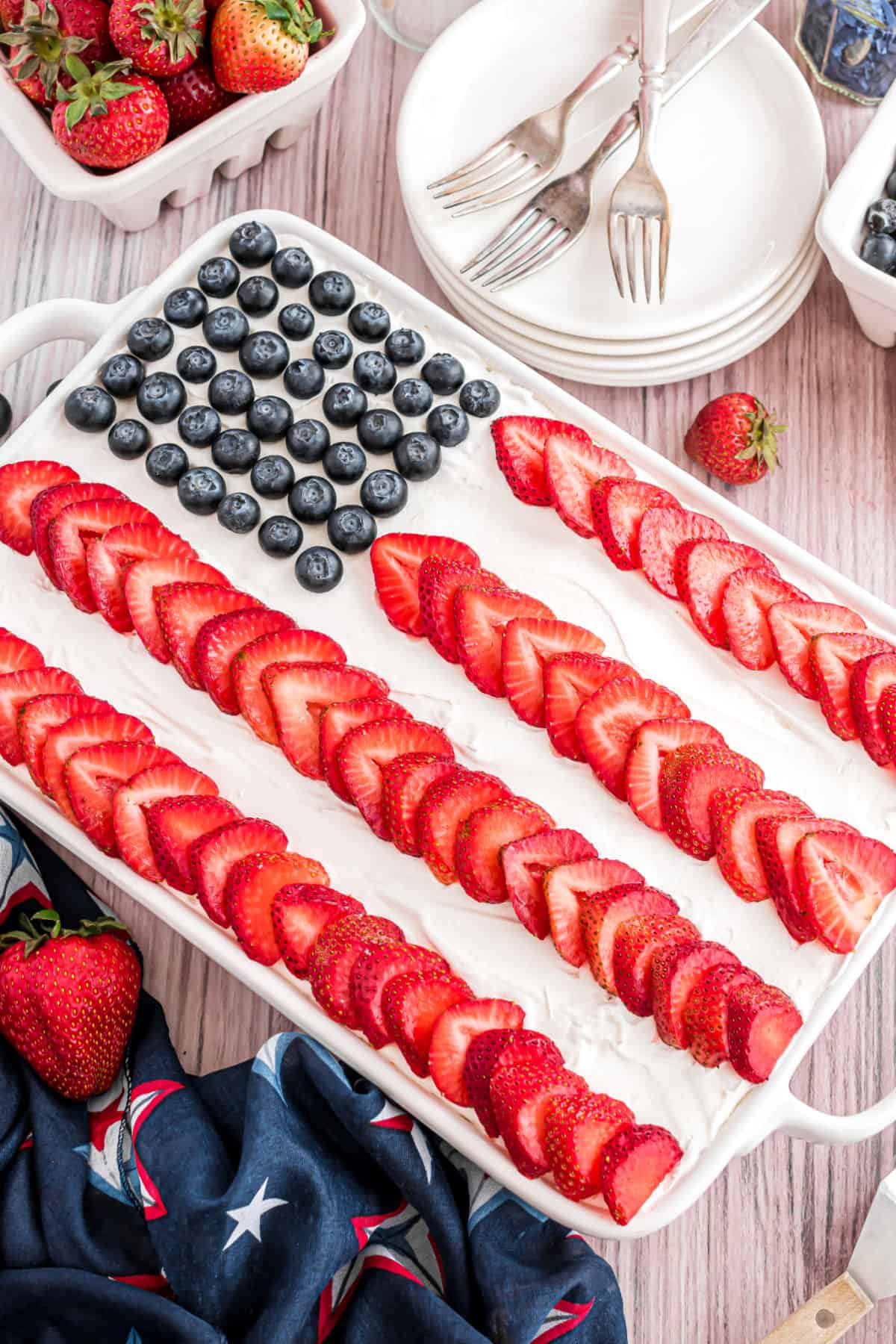 American Flag Cake Recipe Shugary Sweets