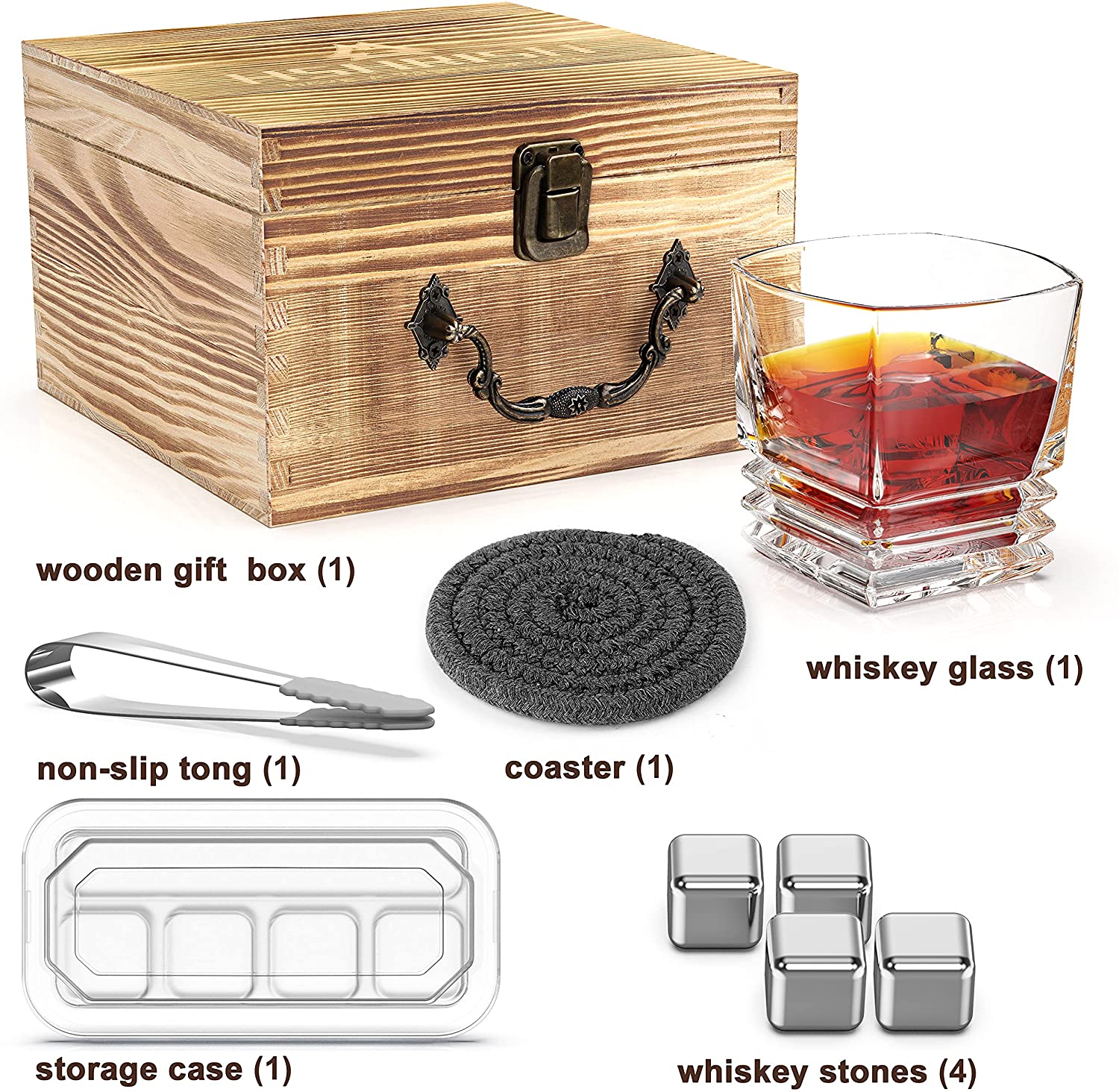 China Best selling Whiskey Stones old fashion wine glasses stainless