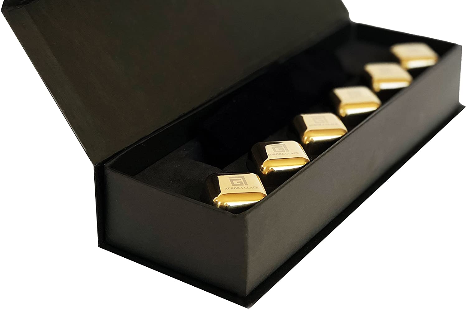 China GOLD Stainless Steel Reusable Ice Cubes whiskey stone for whiskey wine Manufacturers and