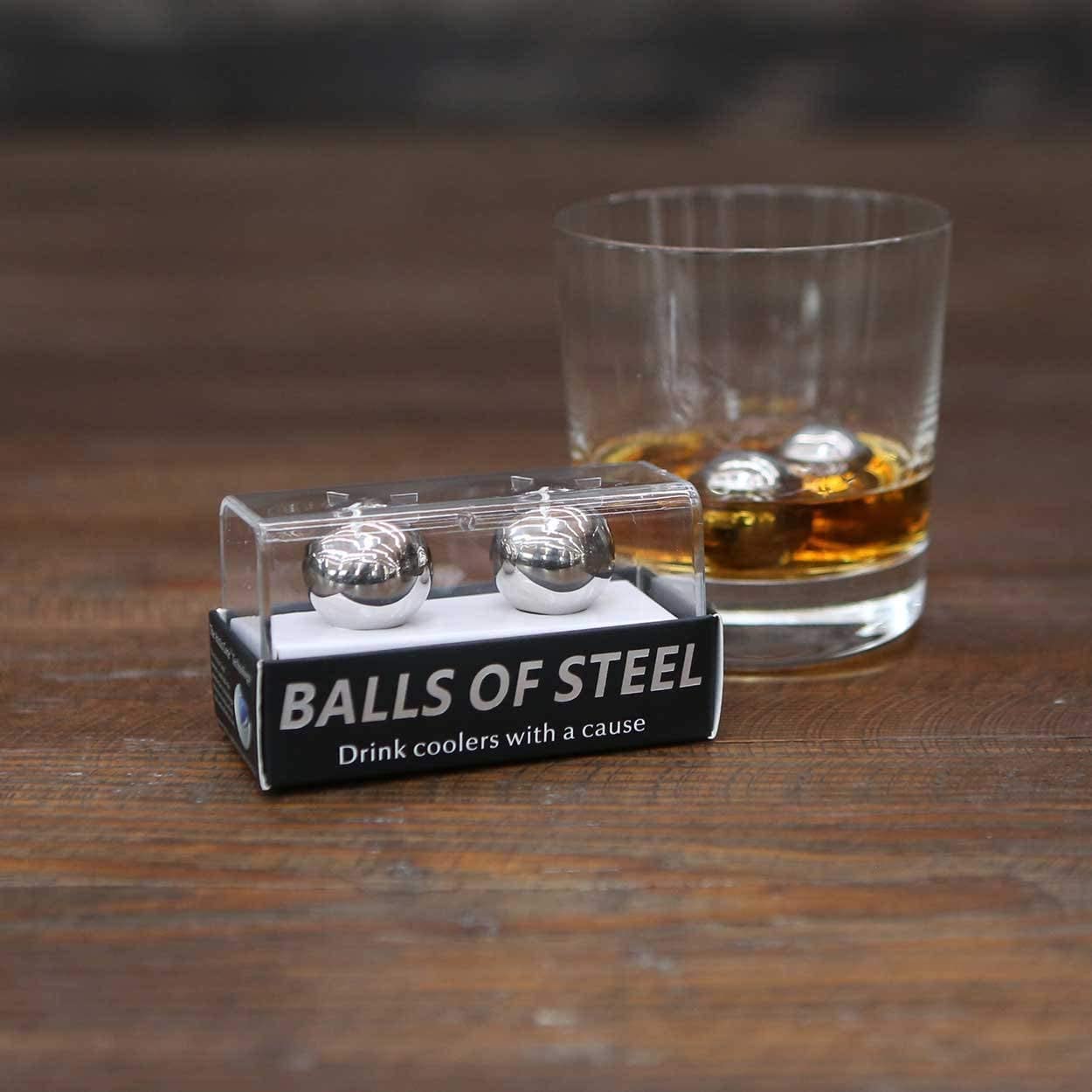 China Whiskey Stones Stainless Steel Ice Cube Metal Reusable Balls for