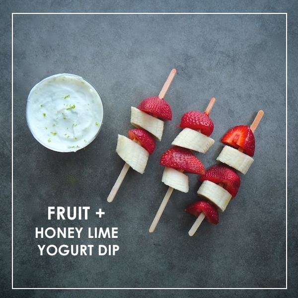 Fruit with Honey Lime Yogurt Dip Shutterbean