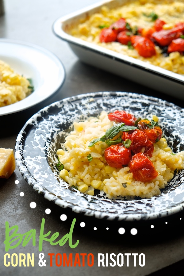 Baked Corn & Tomato Risotto Shutterbean