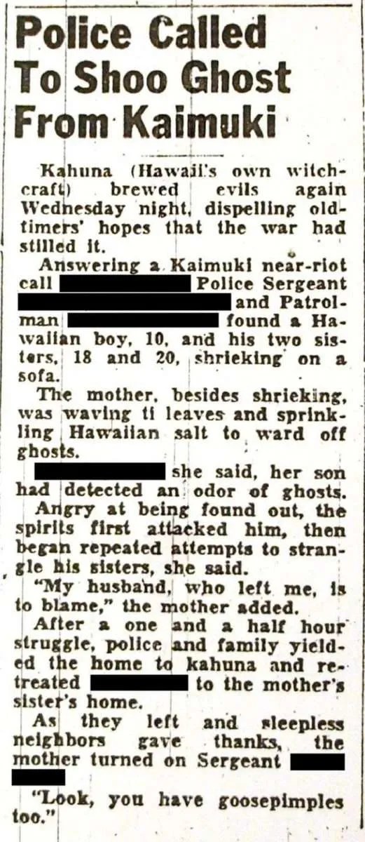 See the Evil Ghosts Causing Chaos at Hawaii’s Most Haunted Kaimuki