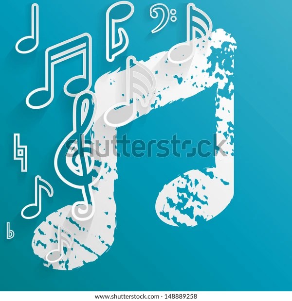 Abstract Music Background Vector Illustration Stock Vector (Royalty